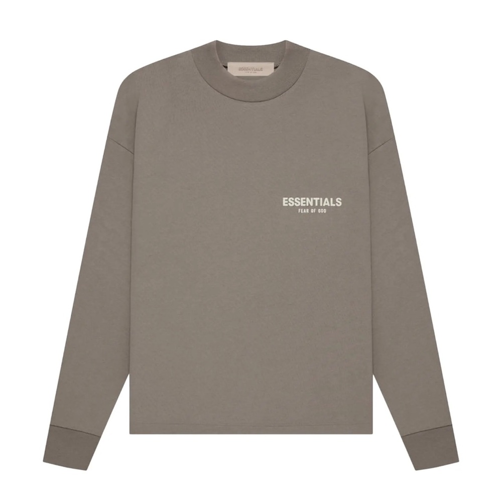 Fear of God Essentials Long-Sleeve Tee 'Desert Taupe' NWT